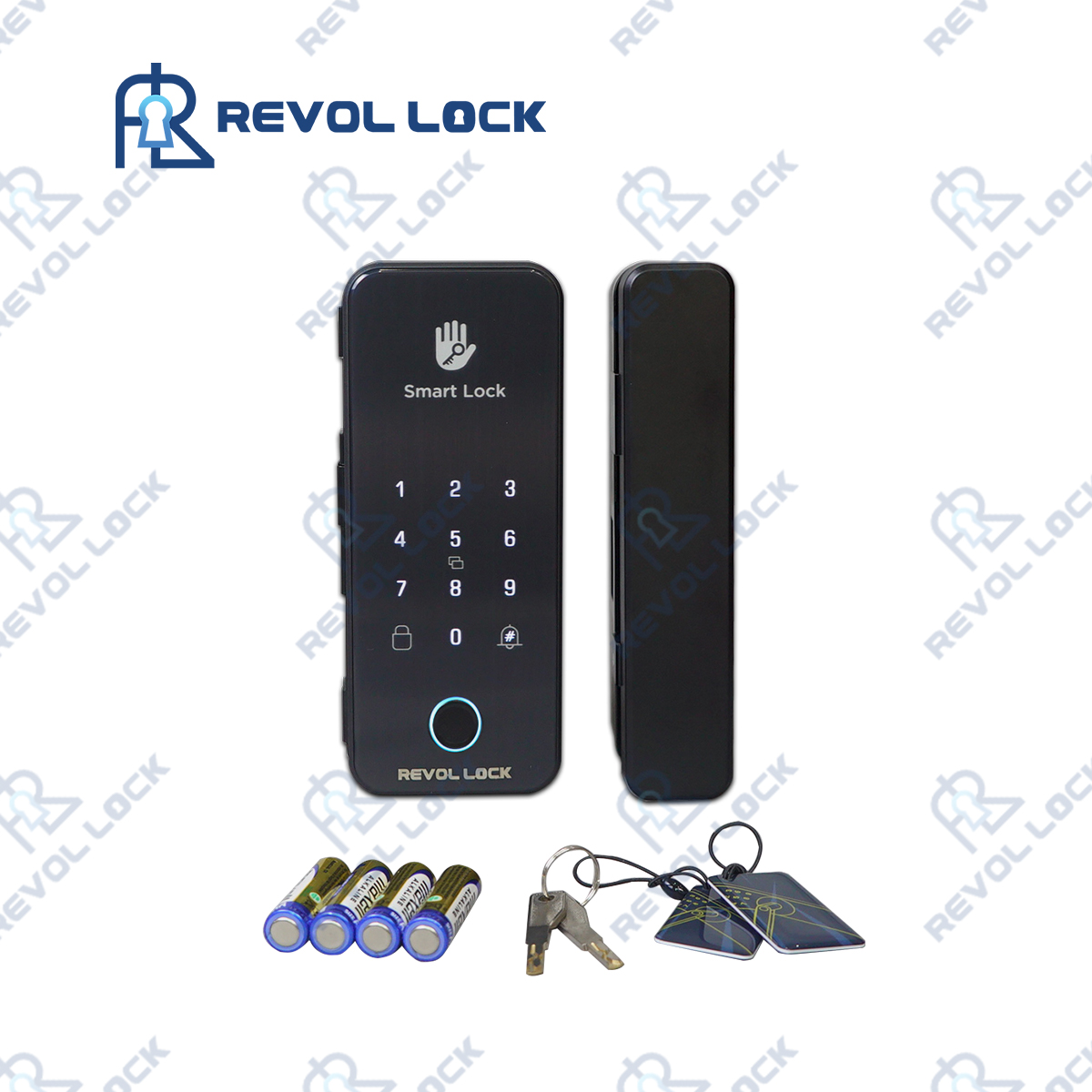 Khóa vân tay cho cửa kính cường lực RV701A Khóa vân tay cho cửa kính cường lực RV701A